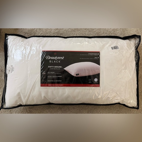🎉LAST CHANCE🎉BEAUTYREST BLACK Luxurious Down And Feather Blend Pillow - Picture 5 of 8